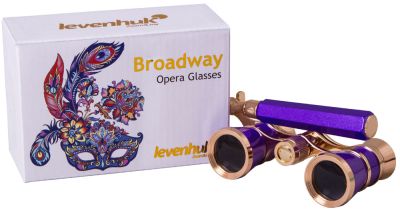 Театральный бинокль-лорнет Levenhuk (Левенгук) Broadway 325L Amethyst