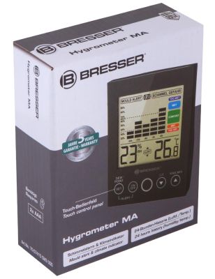 Гигрометр Bresser (Брессер) Mould Alert, черный