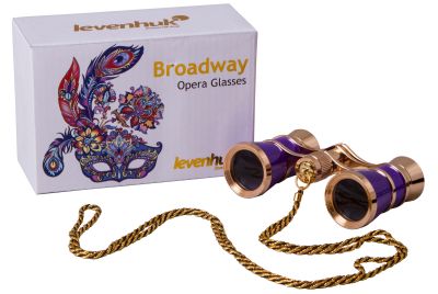 Театральный бинокль с цепочкой Levenhuk (Левенгук) Broadway 325C Amethyst