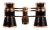 Театральный бинокль Konus 3x25 Black