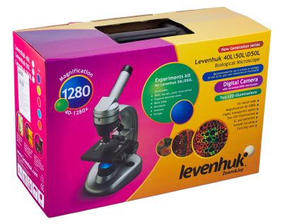 Микроскоп Levenhuk (Левенгук) Rainbow 50L NG Rose\Роза